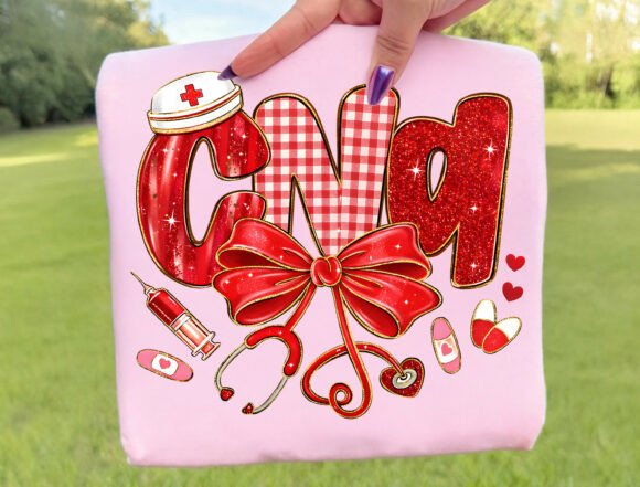 Celebrate Healthcare Heroes: The Nurse Bow Sublimation Design