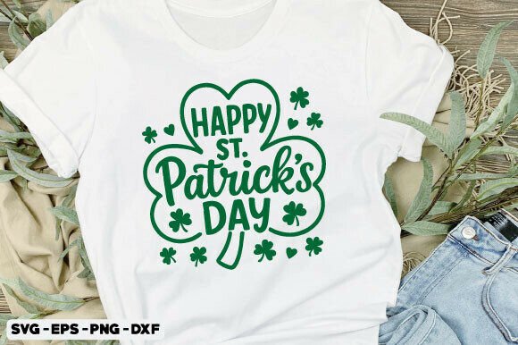 Celebrate in Style: Happy St. Patrick's Day SVG Design