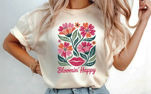Embrace Nature's Charm: The Boho Floral Flowers T-shirt Design SVG