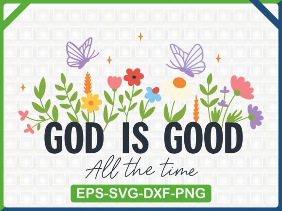God is Good SVG Design: A Versatile Asset for Faith-Based Creations