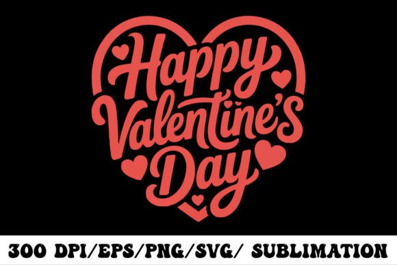 Heart Typography Valentine Design: Crafting Visual Romance