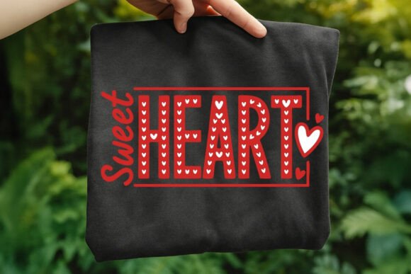 Heartfelt Creativity: The Sweet Heart Valentine Love Design SVG