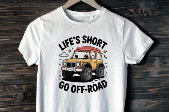 Life's Short Go Off Road: Adventure-Ready SVG Design