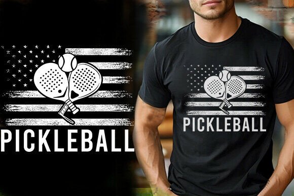 PICKBALL FLAG VECTOR TSHIRT DESIGN: A Padel Enthusiast's Dream