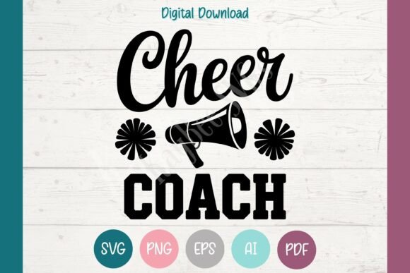 Spark Team Spirit with the Cheer Coach SVG Design