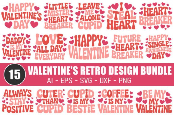 Timeless Appeal: Creating with a Valentine's Retro Design Bundle