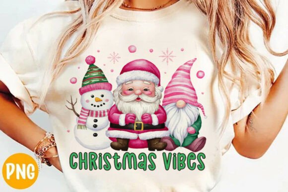Unwrapping the Spirit: Christmas Vibes T-shirt Design
